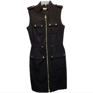 Calvin Klein Black Sleeveless Cargo Mini Dress - Size 6*